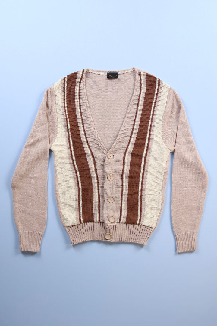 Vintage Knitted Button-Up Cardigan