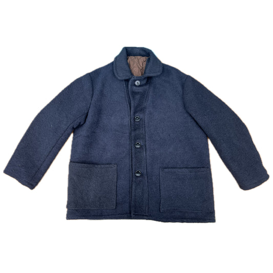 Vintage Deadstock Reefer Navy Wool Coat