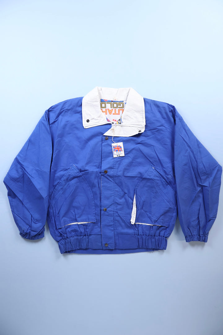 Vintage Zip-Up Jacket with Cartoon Lining