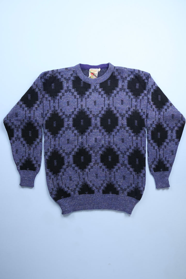 Vintage Patterned Jumper By Rich Boy