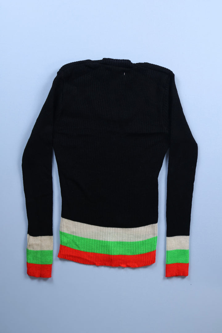 Vintage Knitted Striped Sweater