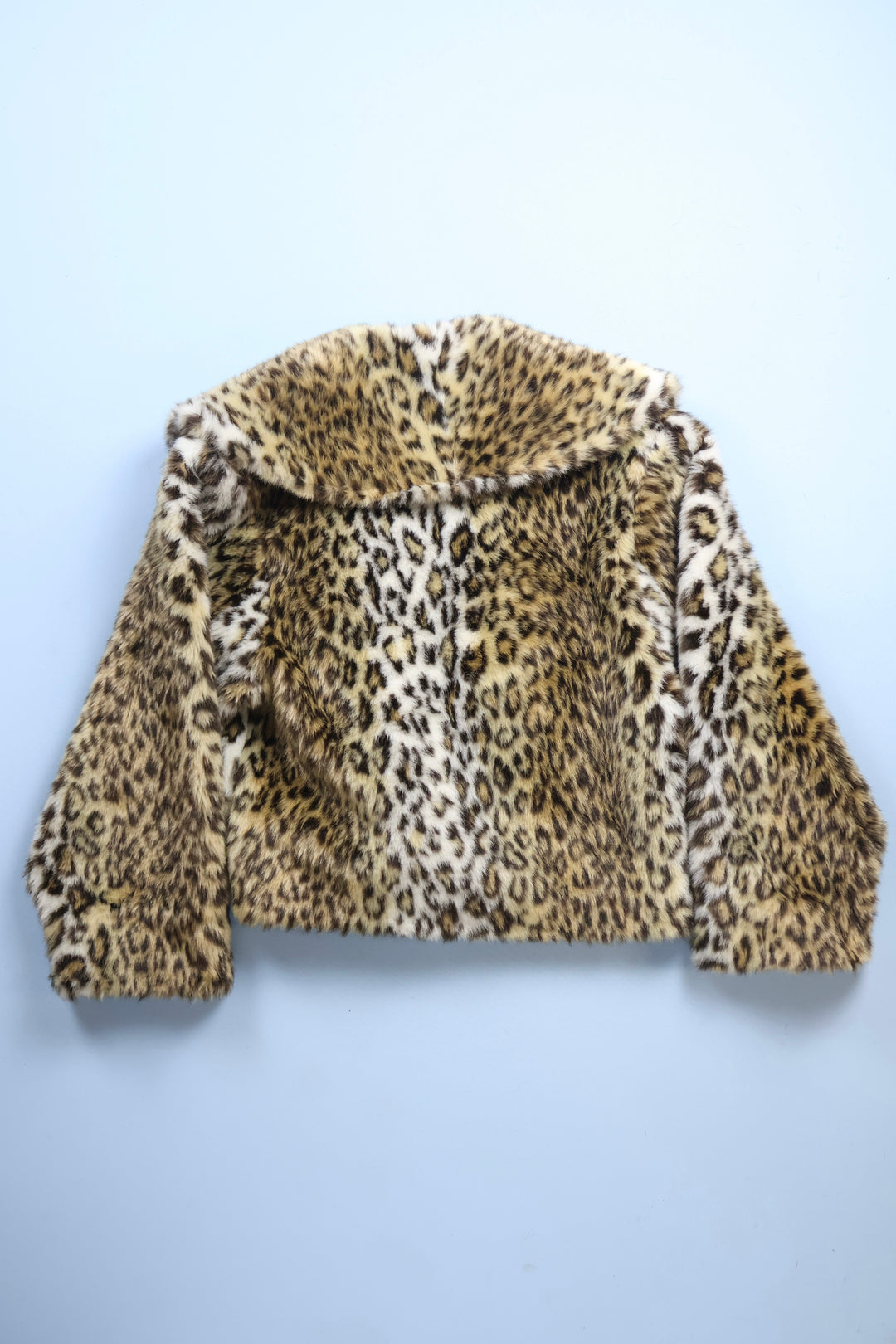 Vintage Faux Fur Leopard Skin Jacket by Look Smart