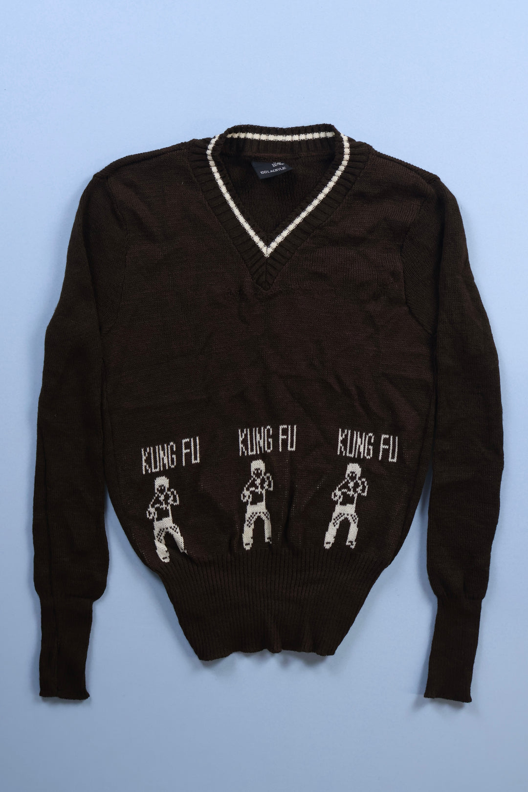 Vintage Deadstock Kung Fu Knitted Jumper