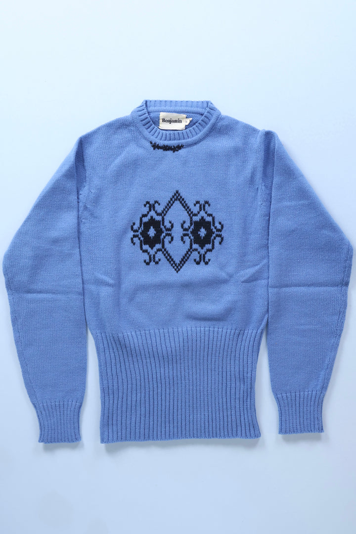 Vintage Hand Embroidered Knitted Jumper