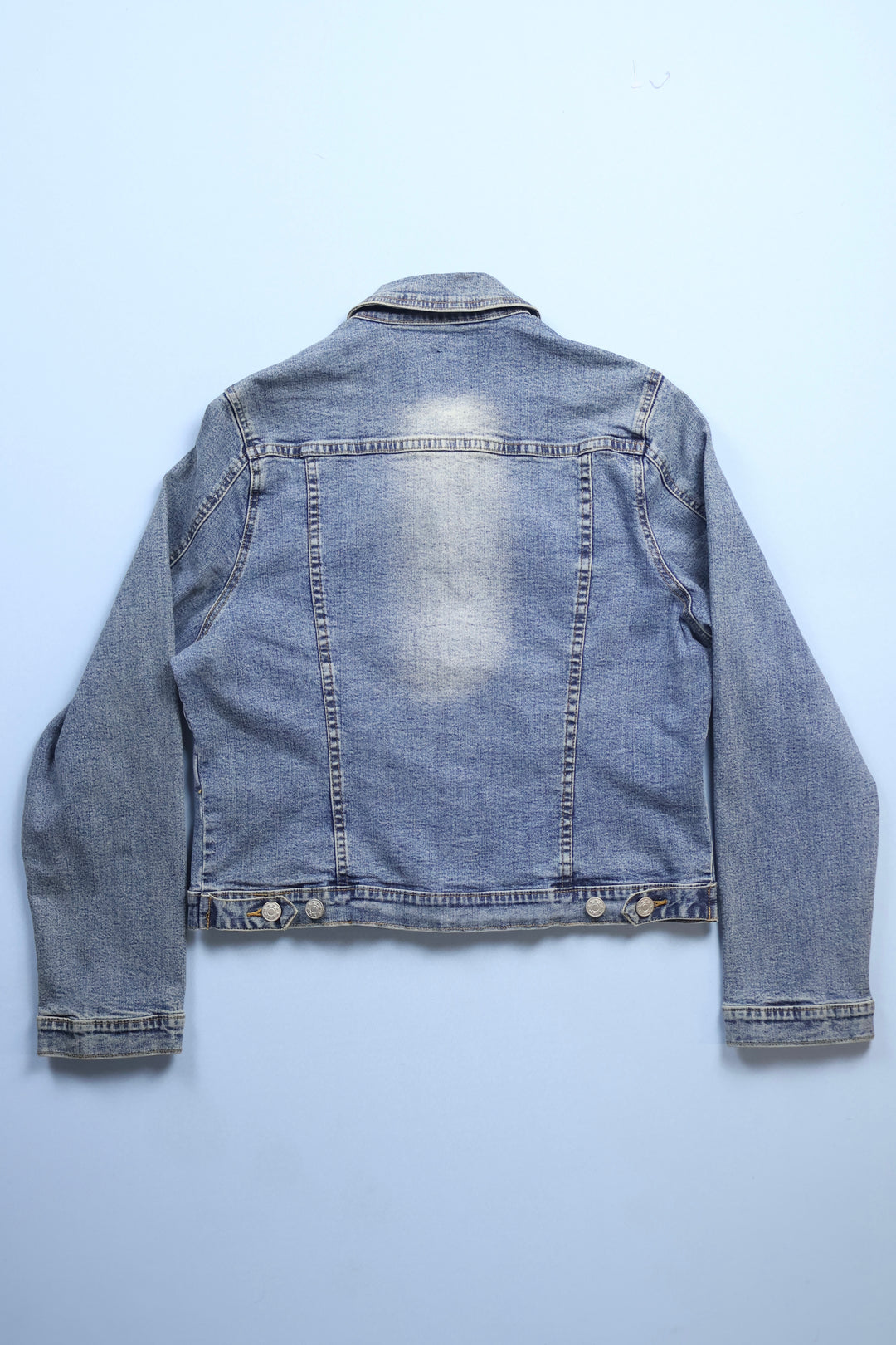 Vintage Denim Jacket with Ringlets