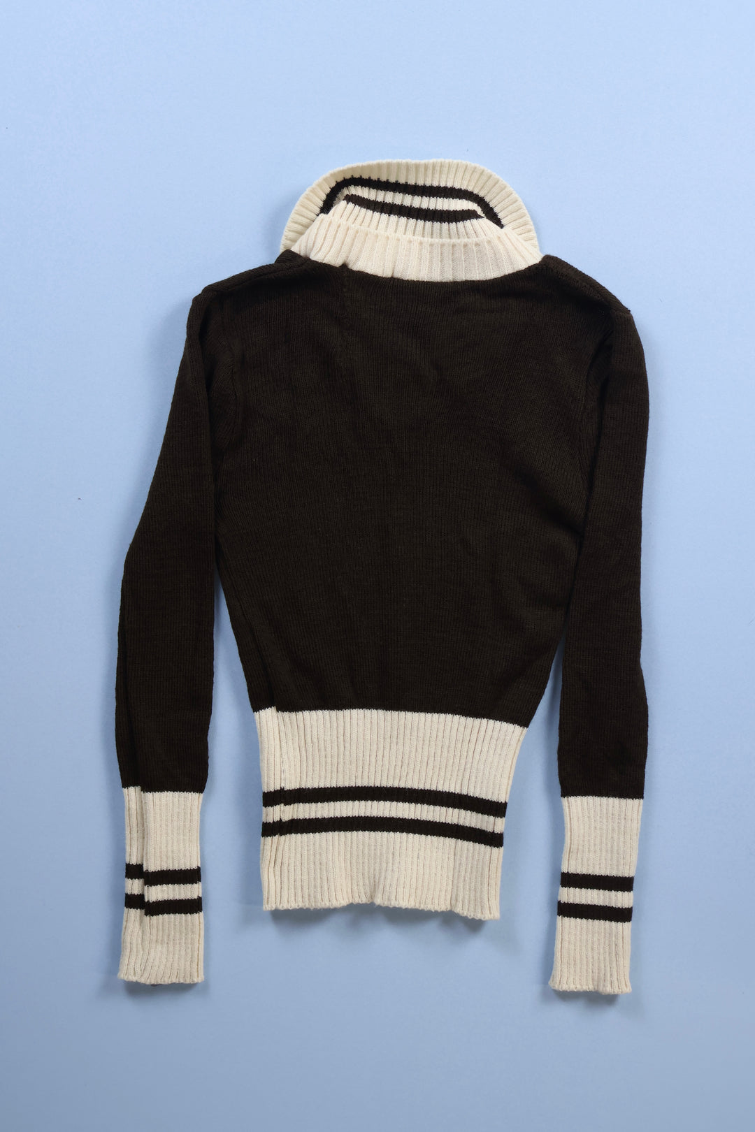 Vintage Knitted Jumper with Collar