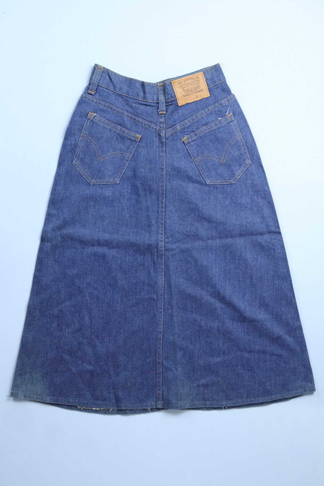 Vintage Levi Midi Denim Skirt