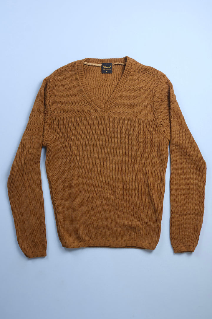 Vintage 'NY Daniel" V-Neck Jumper