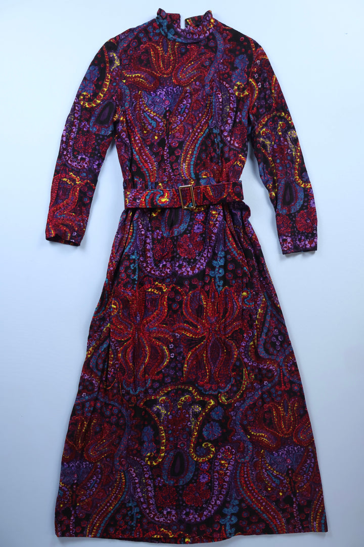 Vintage Psychedelic Long Dress