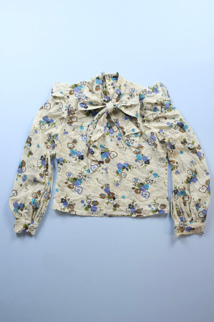 Vintage Pussy-Bow Blouse