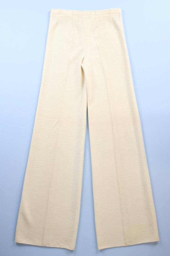 Vintage Flared Heavy Knit Trousers