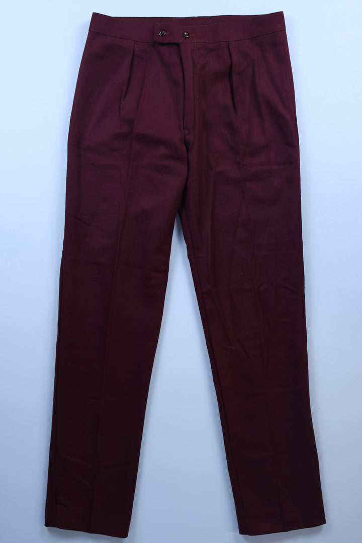 Vintage Tapered Trousers with Pleated front.