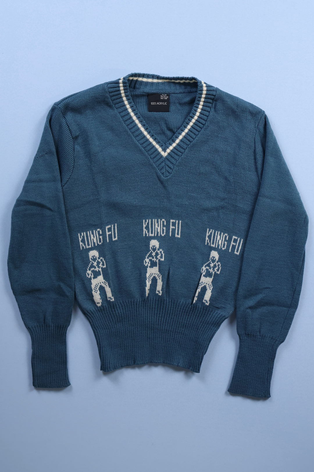 Vintage Deadstock Kung Fu Knitted Jumper