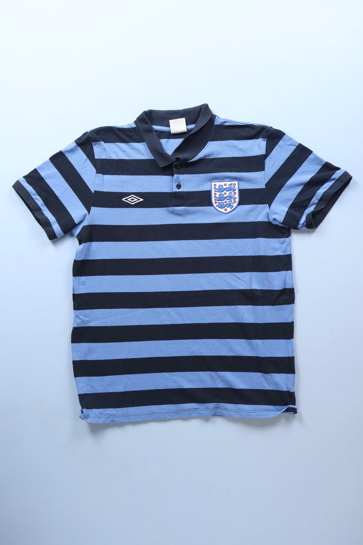 Vintage England Striped Polo