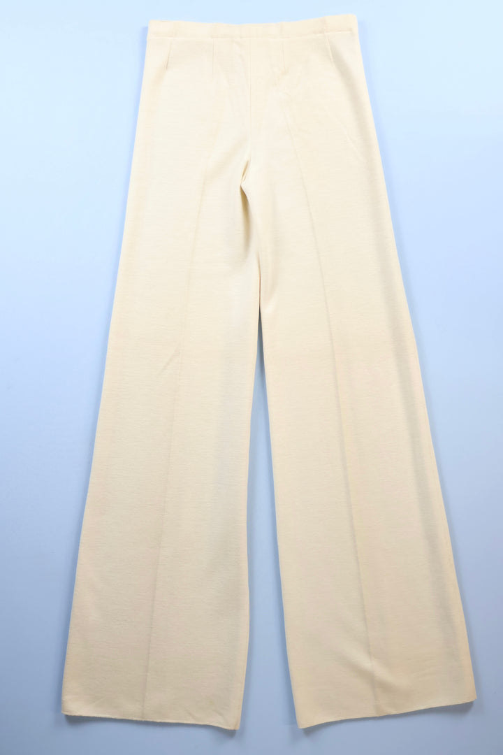 Vintage Flared Heavy Knit Trousers