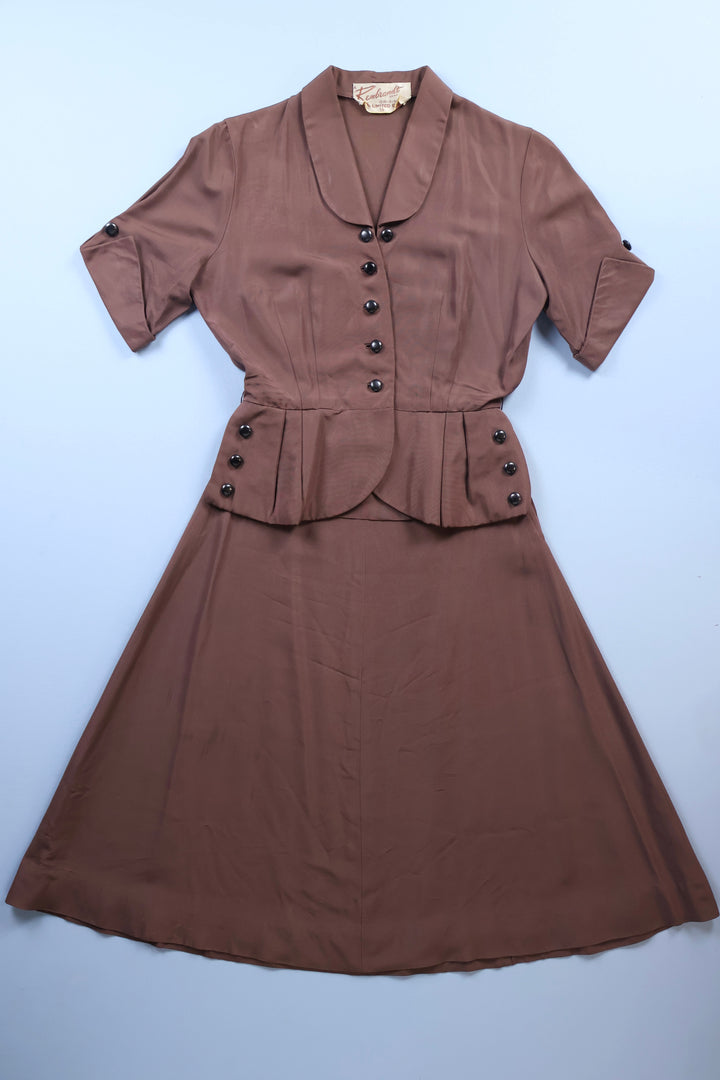 Rembrandt Heavy Rayon Skirt Suit