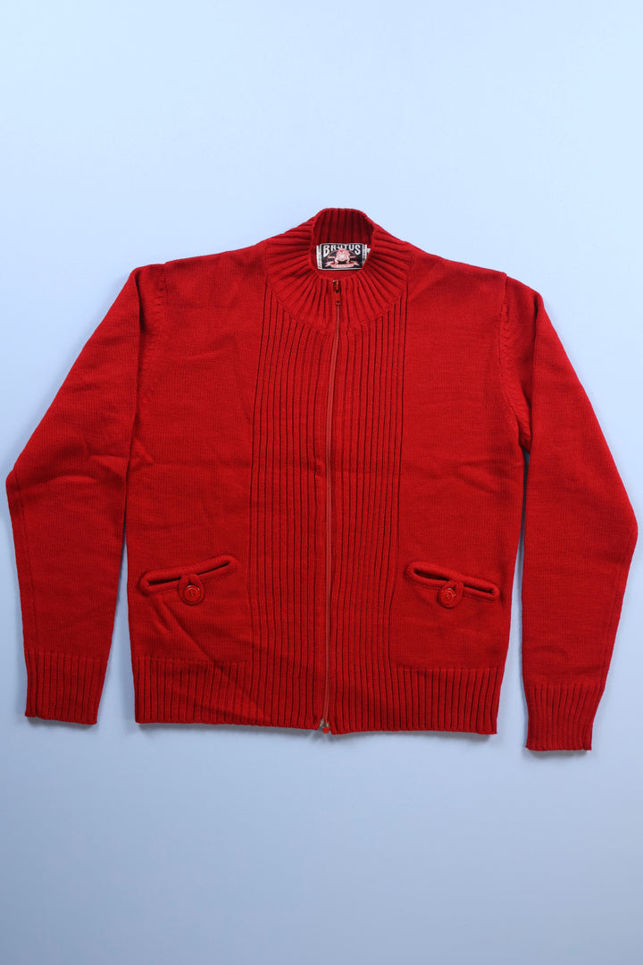 Vintage Brutus Zip-Up Cardigan