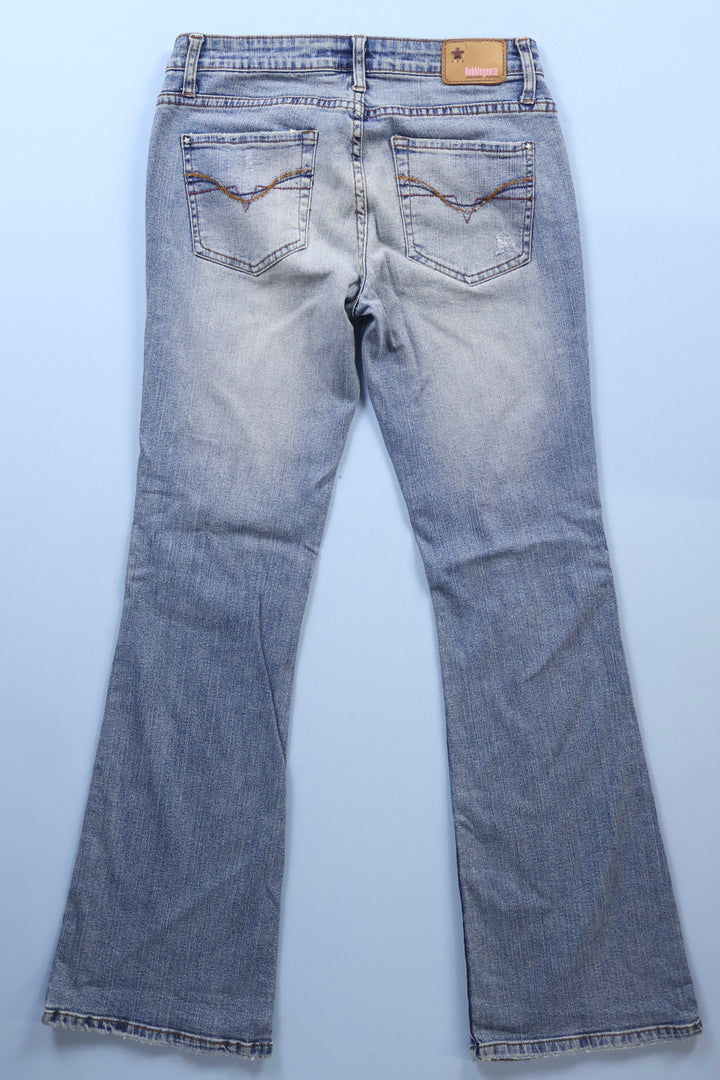 Vintage Bubblegum Low Rise Bootcut Jeans