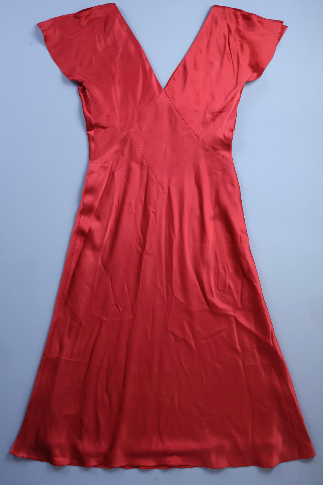 Vintage Amanada Wakeley Satin Dress