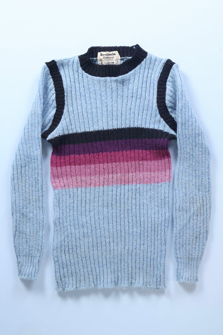 Vintage Wool Ribbed Jumper