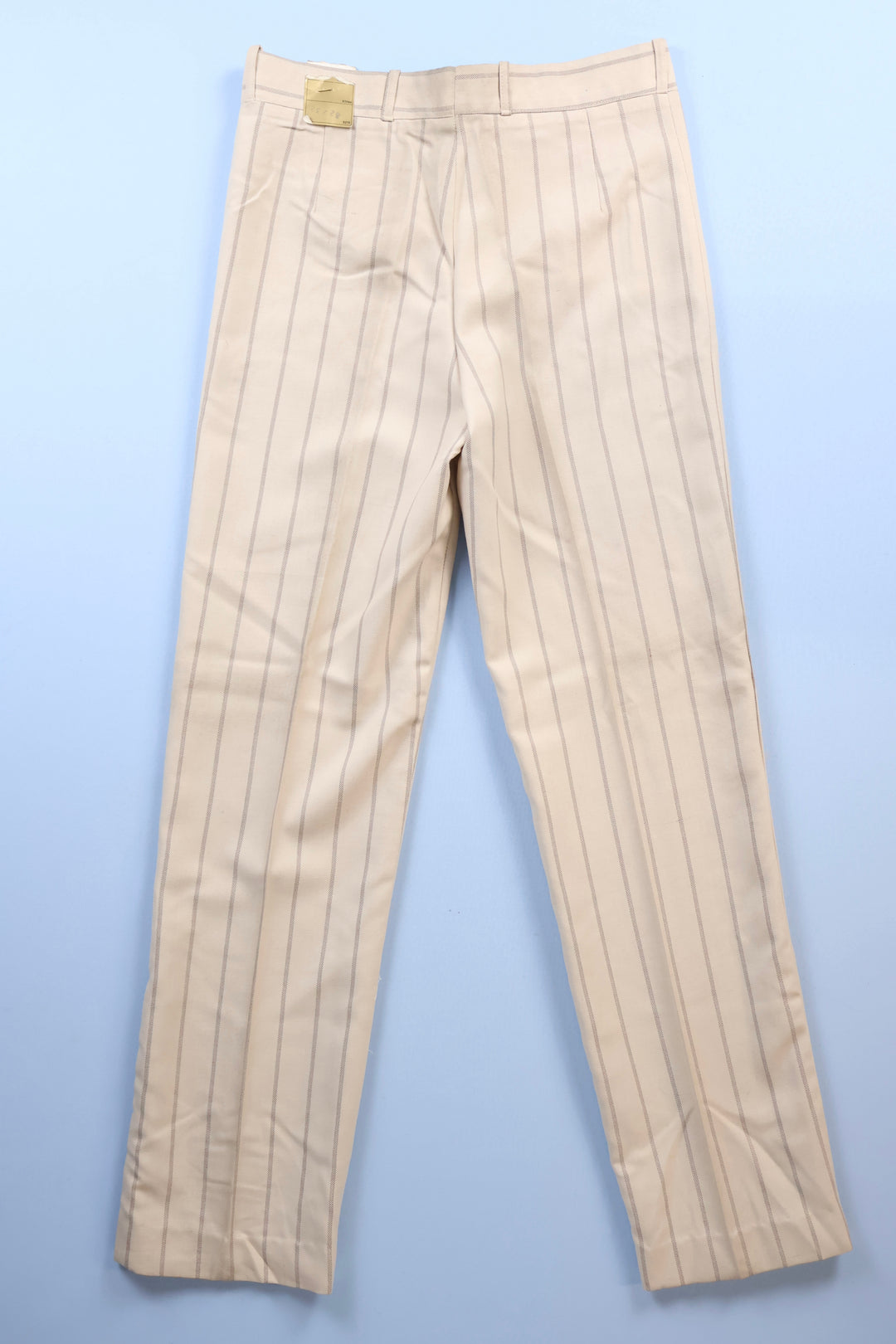 Vintage Pinstripe Straight Leg Trousers